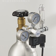 迪茨电磁双表铝合金水草表草缸海缸减压表CO2气表