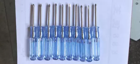 Crystal transparent handle with magnetic cross