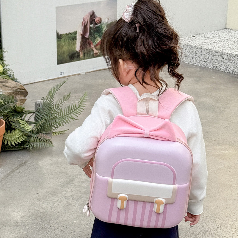 2025 nueva mochila de jardín de infantes encantadora mochila de casco duro para bebés de 2 - 5 años de edad mochila de marea 3