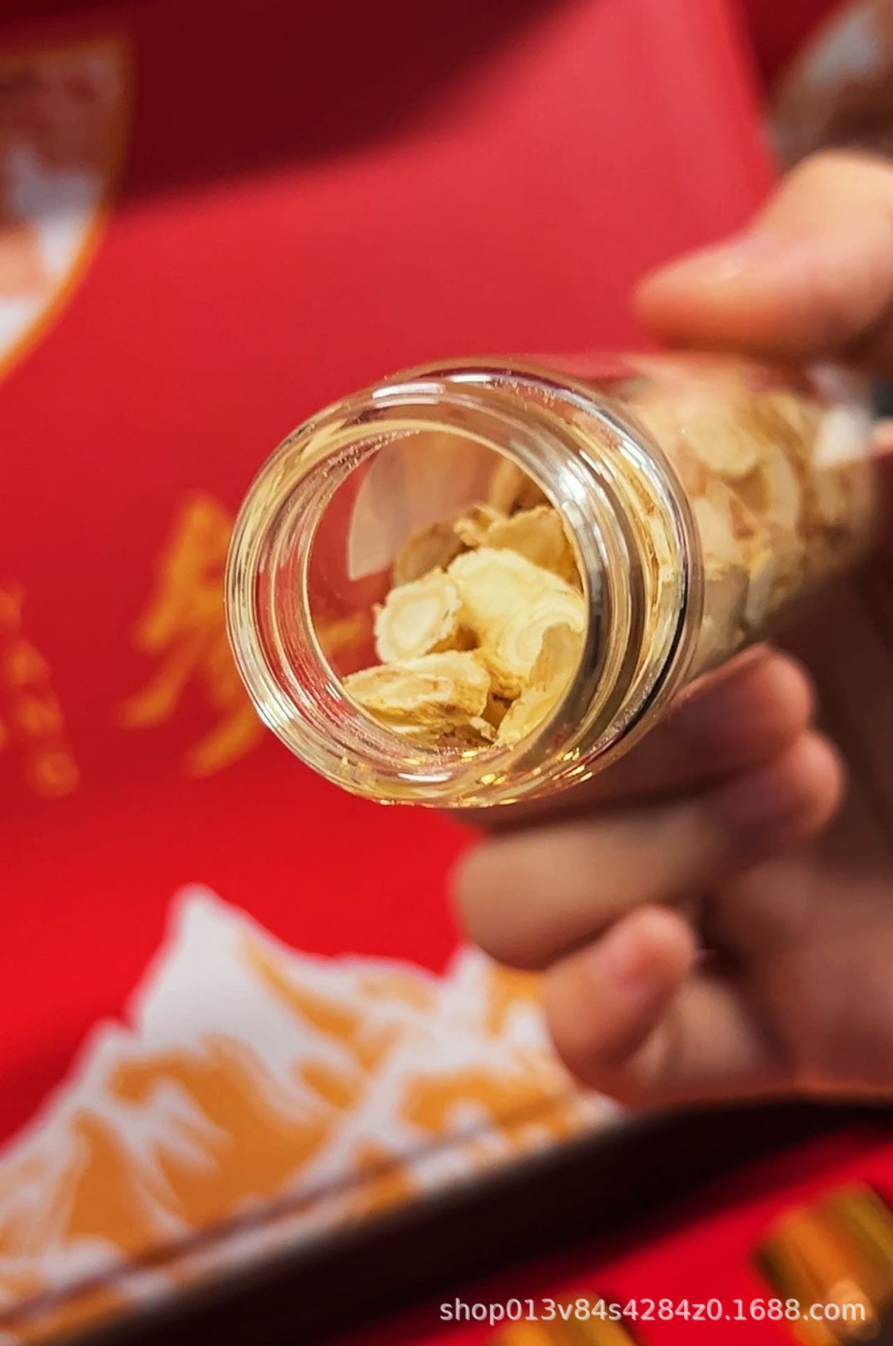 American Ginseng Slices 6mm Large Slices 90g Gift Box Jilin Changbai Mountain New Year Gift for Elders in use