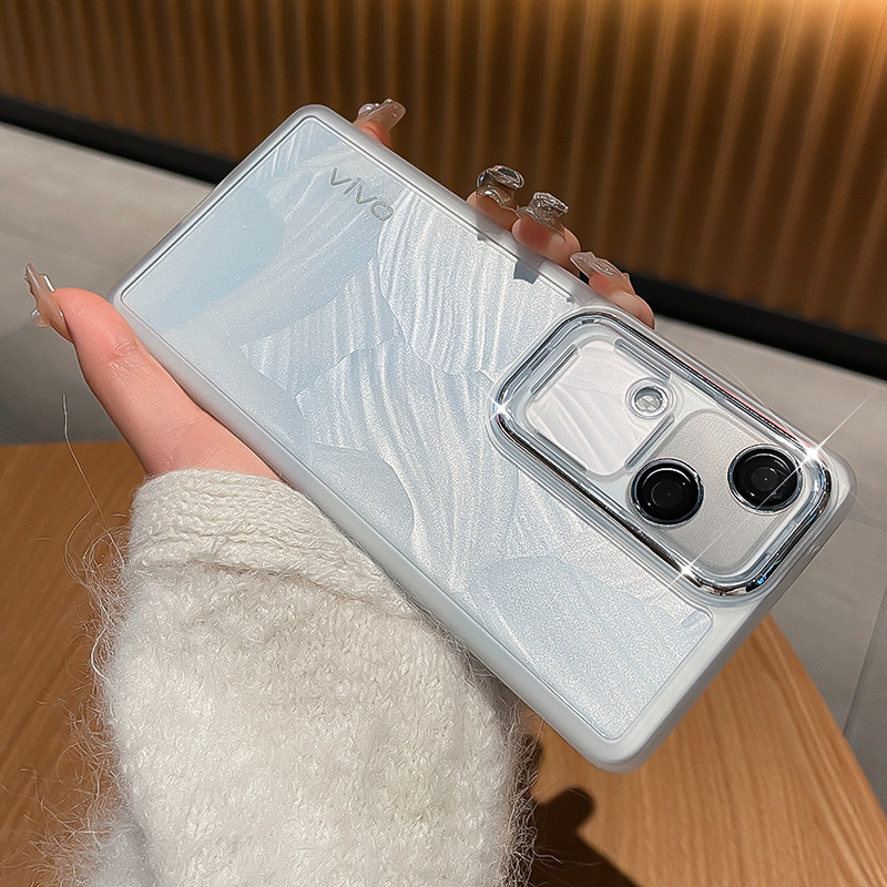 Applicable to vivoS18 mobile phone protective shell frosted frame ultra-thin s18pro drop-resistant transparent soft silicone case internet celebrity