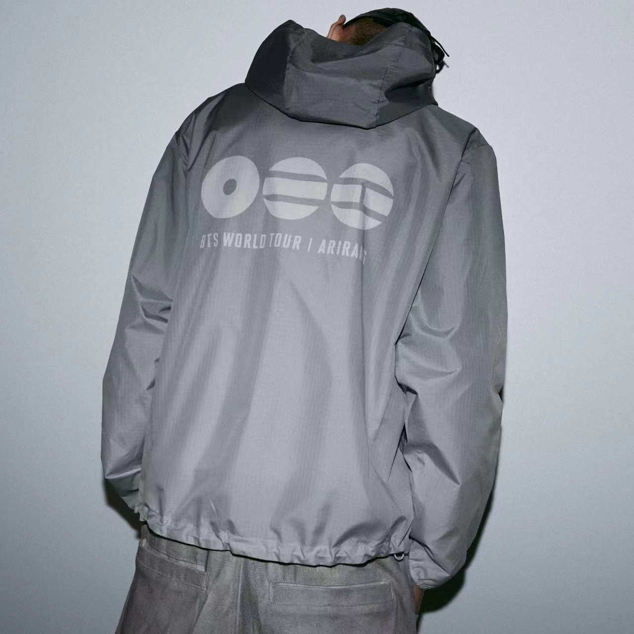 Bts Arirang 2026 World Tour Tour Uniform Windbreaker Jacket Zip-Up Jacket