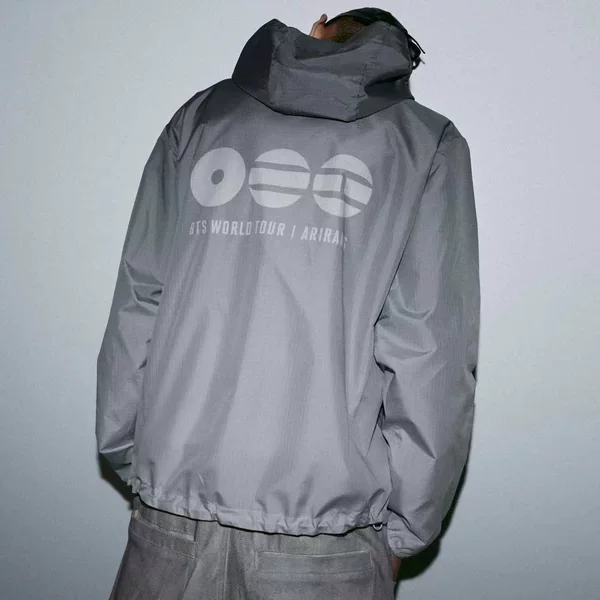 Bts Arirang 2026 World Tour Tour Uniform Windbreaker Jacket Zip-Up Jacket