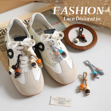 秋冬鞋包挂饰木珠串珠鞋挂新款几何珠子德训袋鼠鞋DIY鞋上装饰