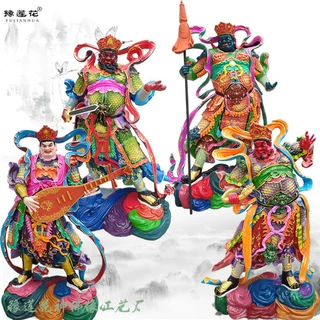 四大天王佛像凶神恶煞塑像手持法器四大金刚风调雨顺魔家四将佛像