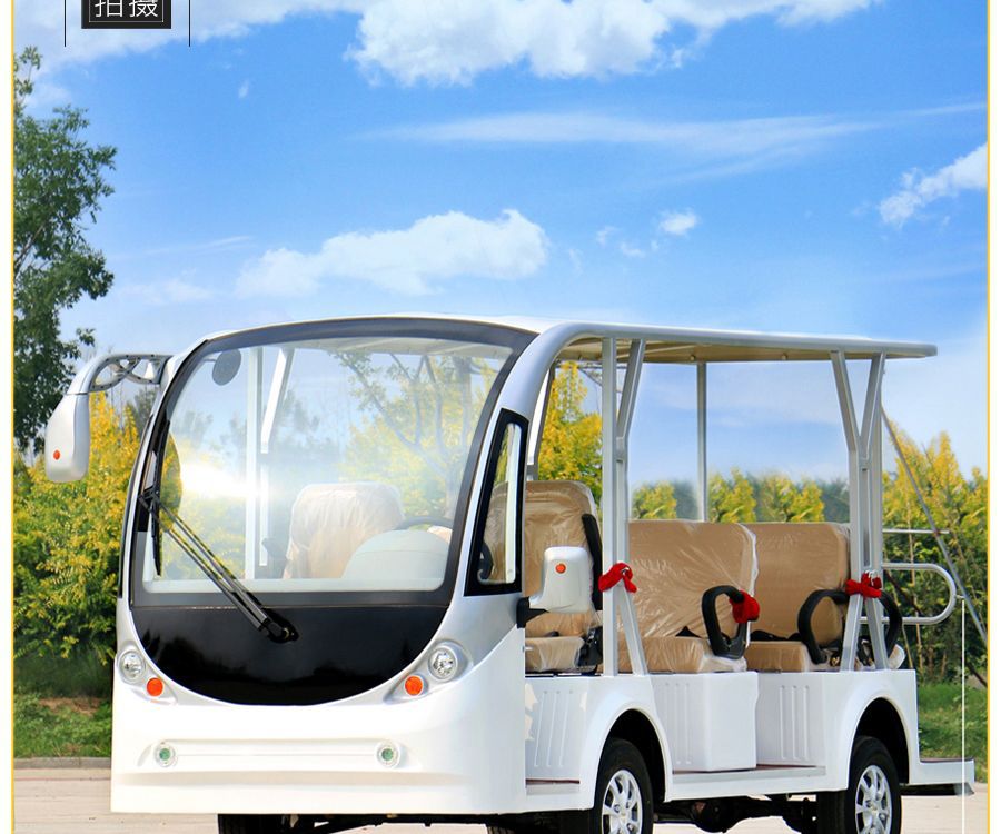 8-14 Seat Electric Sightseeing Car for Tourist Attractions, Sightseeing Vehicles for Scenic Spots, Electric Shuttle Buses for Tours