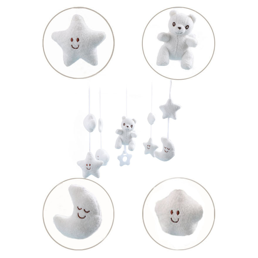 BBSKY cama de bebé Campana estrella de cinco puntas Cama de Ángel Campana cama colgante de música giratoria campana fábrica al por mayor