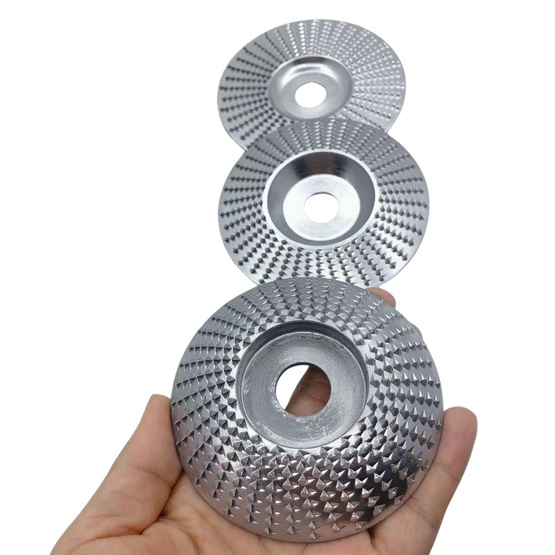 Procesamiento de madera plástico espina placa amoladora de ángulo disco de molienda arco plano Bevel cuchillo de molienda disco de pulido rueda de molienda