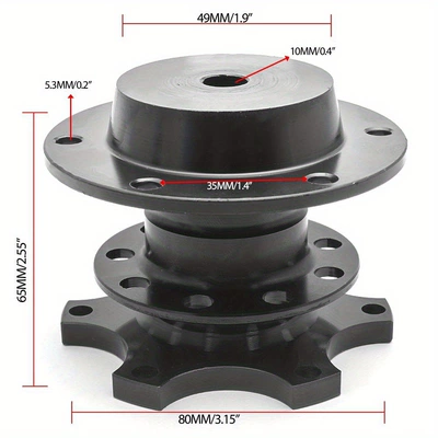 Cross-Border Car Modification Parts Racing Formula Steering Wheel Universal Aluminum Alloy Quick Release Device for Quick Disassembly