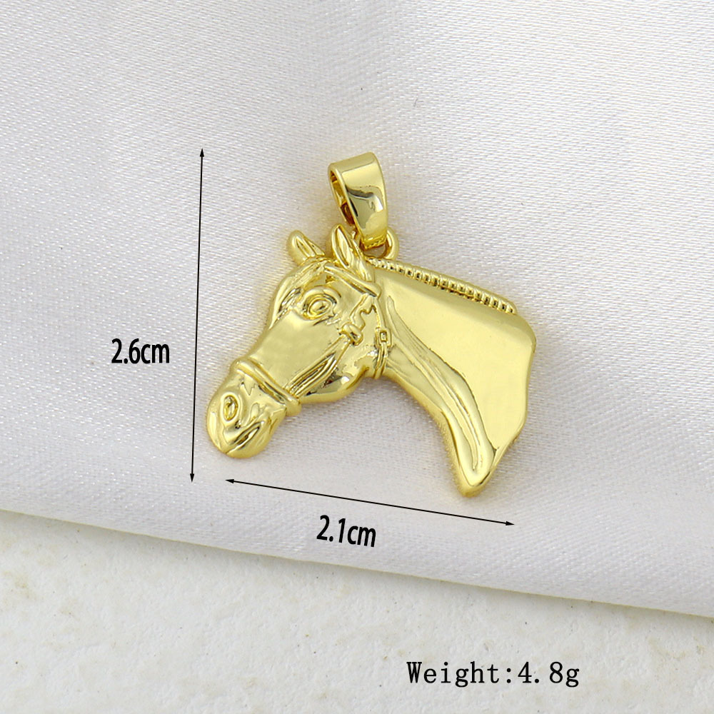 3g Weight Pendant Jewelry Making Type DIY Jewelry Accessories Classification 1 Piece Quantity Copper Material Animal Pattern All Seasons Season Plating Design Vintage Style, Classic Style Style 1 Piece Copper Animal Pendant 3