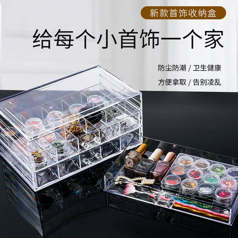 Лак для ногтей, organizer essential oil косметический, столовые серьги, помада, декор ногтей, украшения, акриловая коробка для хранения