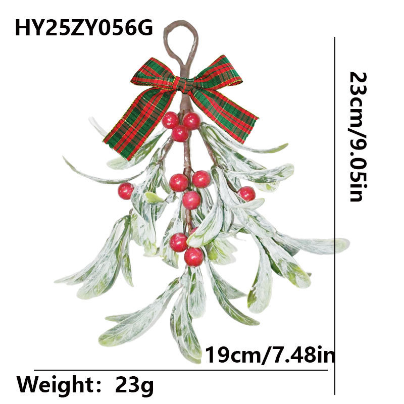 ヨーロッパとアメリカのクロスボーダークリスマスデコレーション、イチジクのハンギングオーナメントシリーズ、模擬緑の植物、ベリー、小さな花束、ソース工場|undefined