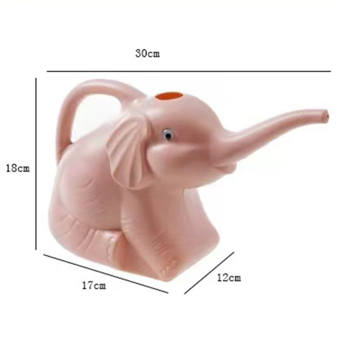 Elefante pequeño riego botella de agua de boca larga jardinería doméstica herramienta de riego planta suculenta floral maceta de riego
