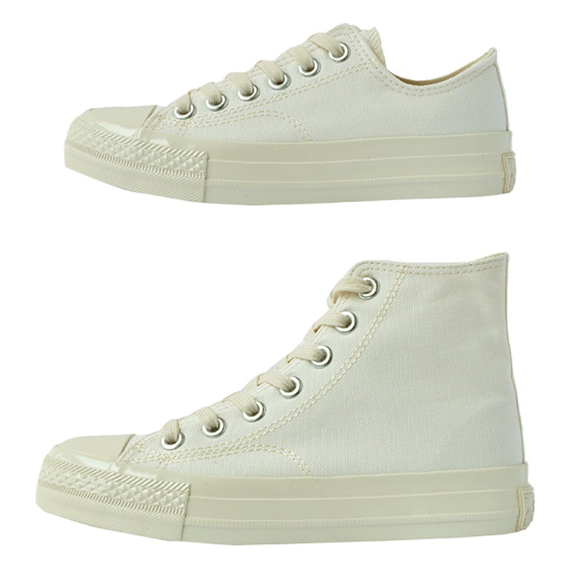 1970 zapatos de lona altos blancos puros zapatos versátiles ulzzang de las mujeres 2022 zapatos blancos de primavera ins zapatos de moda