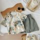 Children's Clothing Short-sleeved T-shirt Summer suit Boys' Styline Fashionable Two-piece New Children's Clothes Baby Children