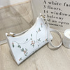 Summer underarm bag, small design universal one-shoulder bag, with embroidery