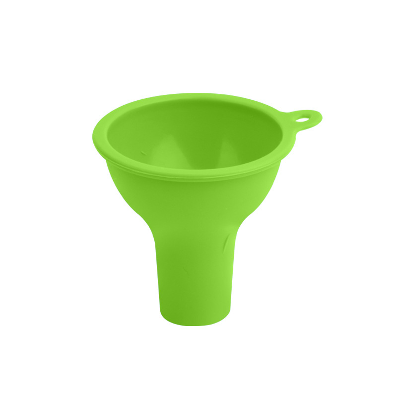 Suministro directo de fábrica embudo de silicona conjunto de tres piezas embudo de aceite de cocina embudo de vino embudo de sub-embalaje del hogar resistencia a altas temperaturas