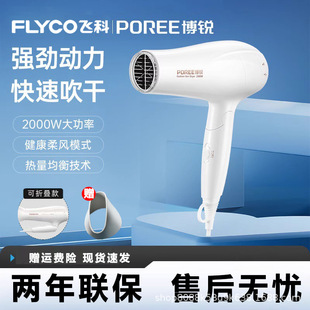 Fei, Coburie Hair Dryer PH1626 Home Foldable Hair Salon Barber Shop High Power 5-gear Cold and Hot Warm Wind