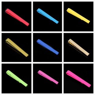 Aliexpress Amazon New Iron Glossy Tie Clip Men's Clothing Simple Shirt Clip Collar Clip Ready Stock