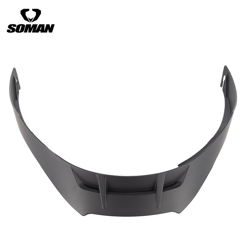 Motuoche SOMAN Motorcycle Helmet SM955S Tail Wing DIY Accessories (Dəbilqə (Kaska) aksesuarları) - matte-black