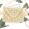 One piece of new type of fringe grass, paper rope hook flower big fliphole hand -woven bag casual women's bag beach bag