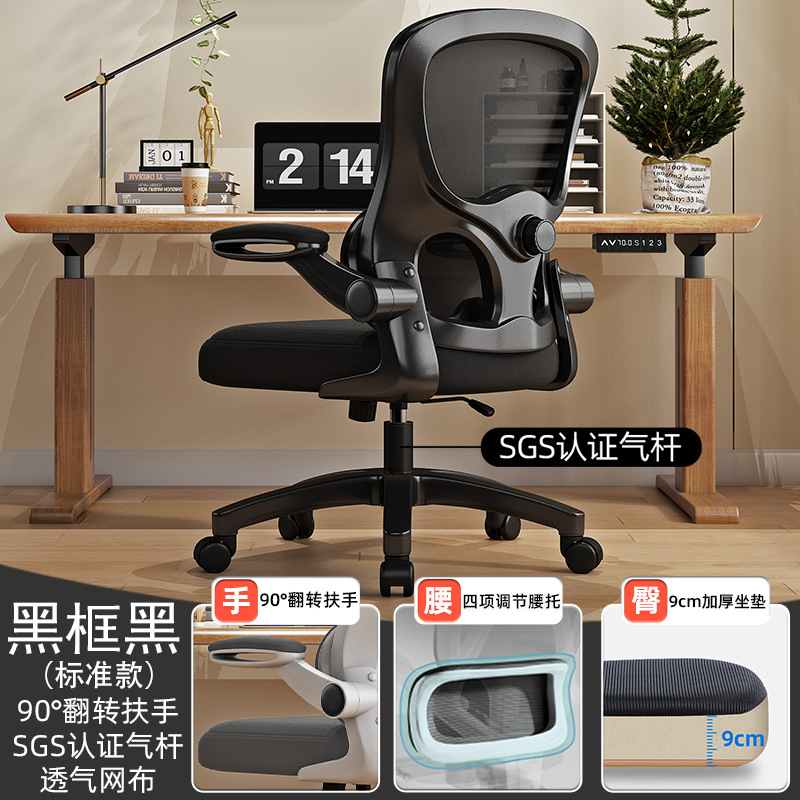 기본 모델---블랙 프레임 블랙 + 매달린 허리 지지대