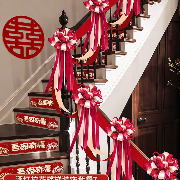 [조정 가능 5.4m ] 버건디 라떼아트 웨이브 플래그 패키지