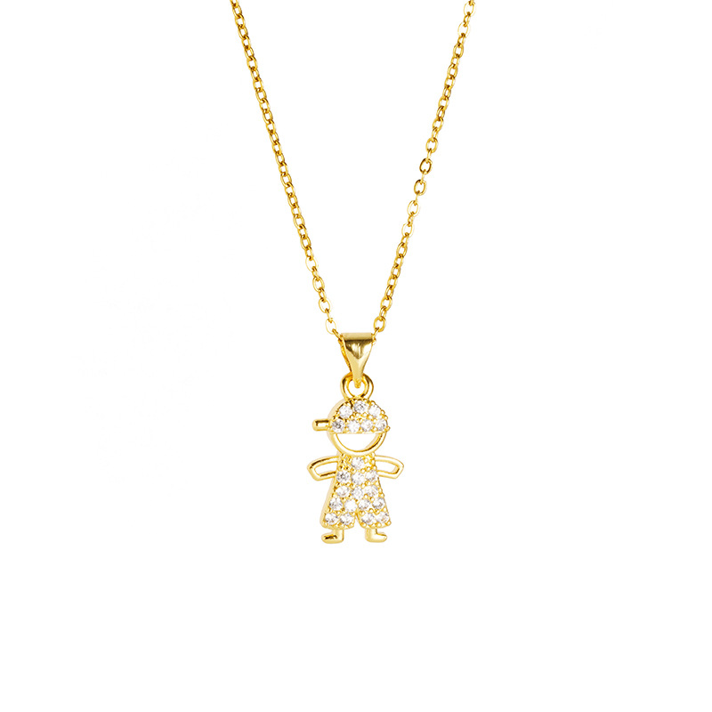 Vietnam Shajin nuevo estilo nicho diseño de personalidad con incrustaciones de diamantes collar de villano aretes joyas que no se desvanece durante mucho tiempo