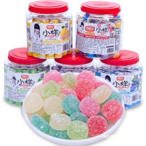 好彩头小样酸Q糖橡皮糖水果糖软糖小孩少女儿童零食10支15支30支|undefined