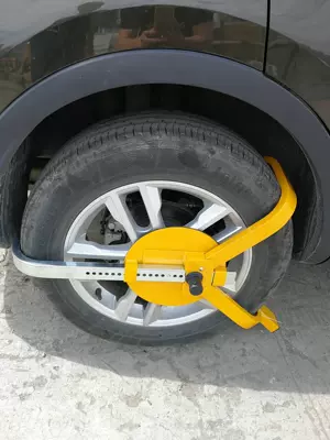 Car Tire Lock, Small Car lock - with-disc