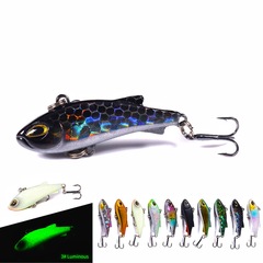 Spinning lure mini micro creature vibration long-range full-depth sinking shaking plastic bead chugger mouthbait fake lure