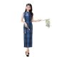 Blue Cheongsam Chinese Style Improved Young Sleeveless New 2025 Retro Temperament dress Republic of China Style dress