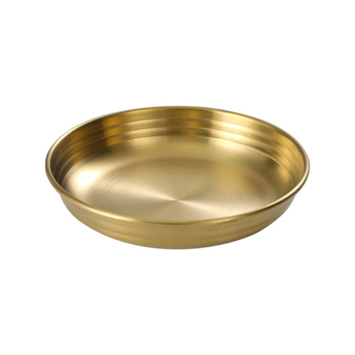 304 Korean stainless steel kimchi dish, sauce dish, golden cold dish snack dish, hot pot seasoning dish, snack dish