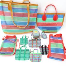 零钱包茄芷袋菜篮子钥匙扣阿嬤的買菜提袋收纳袋镂空编织袋手提包