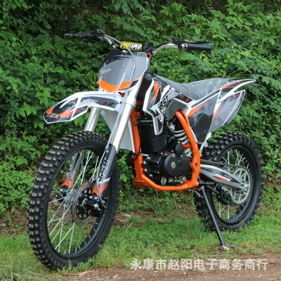 Fuel-Powered Motorcycle for Adults, Two-Wheel Off-Road Motorcycle, Fuel-Powered Competition 250Cc Mid-High-End Race Dirt Bike for Small Jumps