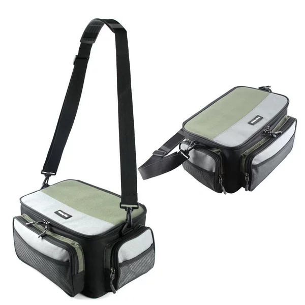 In stock, two-tone square lure bag, outdoor lure fishing gear bag, fishing reel accessory bag, exclusively for cross-border sales
