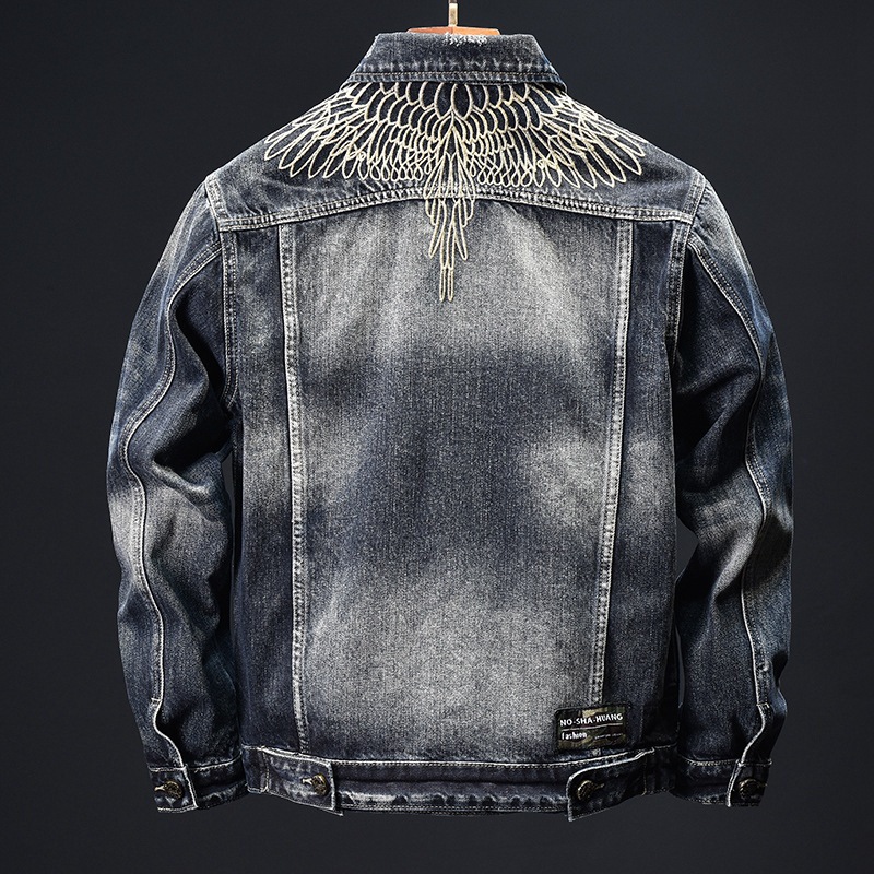 Classic denim retro trend men's jacket