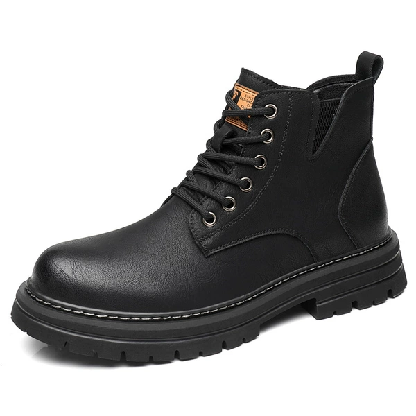 Black single boots