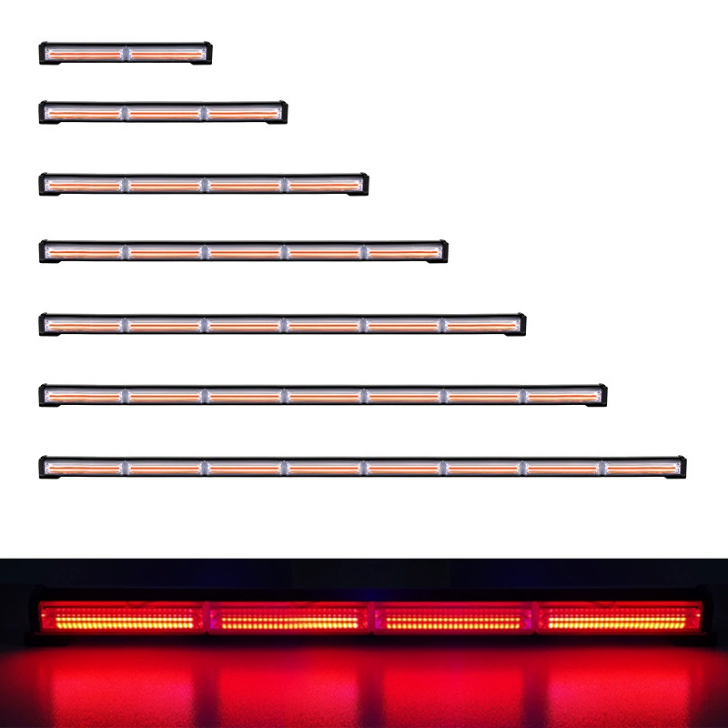 COB длинная мигающая лампа для предупреждения о безопасности автомобиля