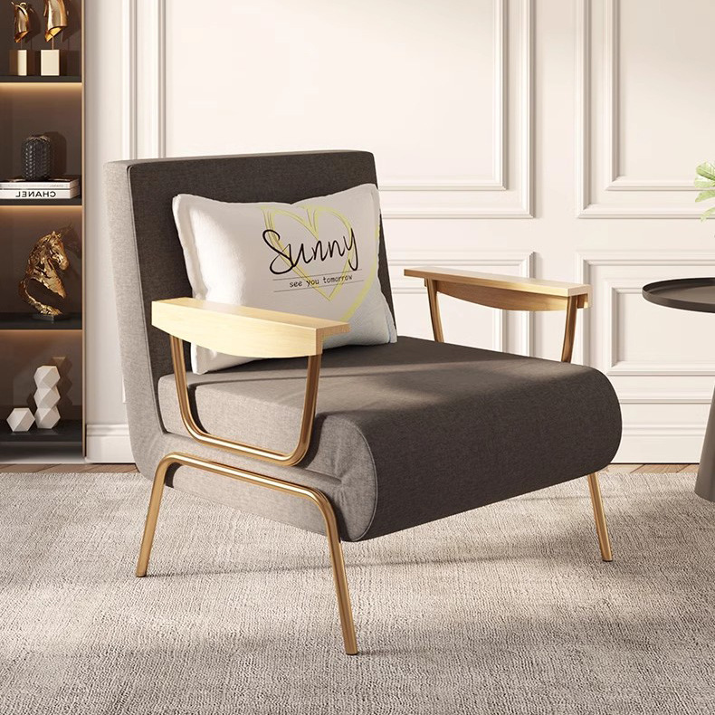 折りたたみソファベッド兼用シングルソファ、小規模住宅、オフィス、昼休み、介護、リビングルーム、書斎、和風ダブルソファチェア