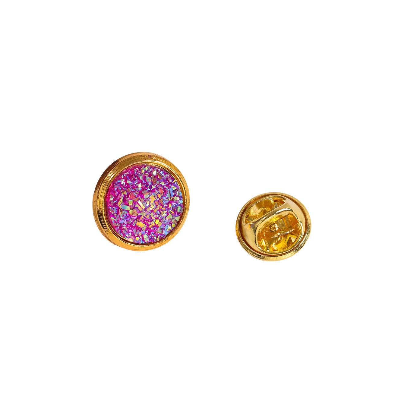 Spilla vintage da donna oro argento perla cristallo farfalla pin_voghion.com