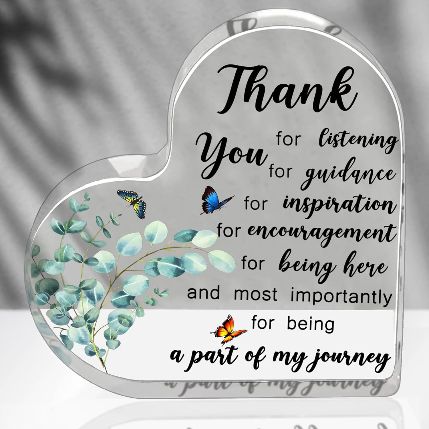 Thank You Plaque Gifts for Women Teacher, Coworkers Boss Lad