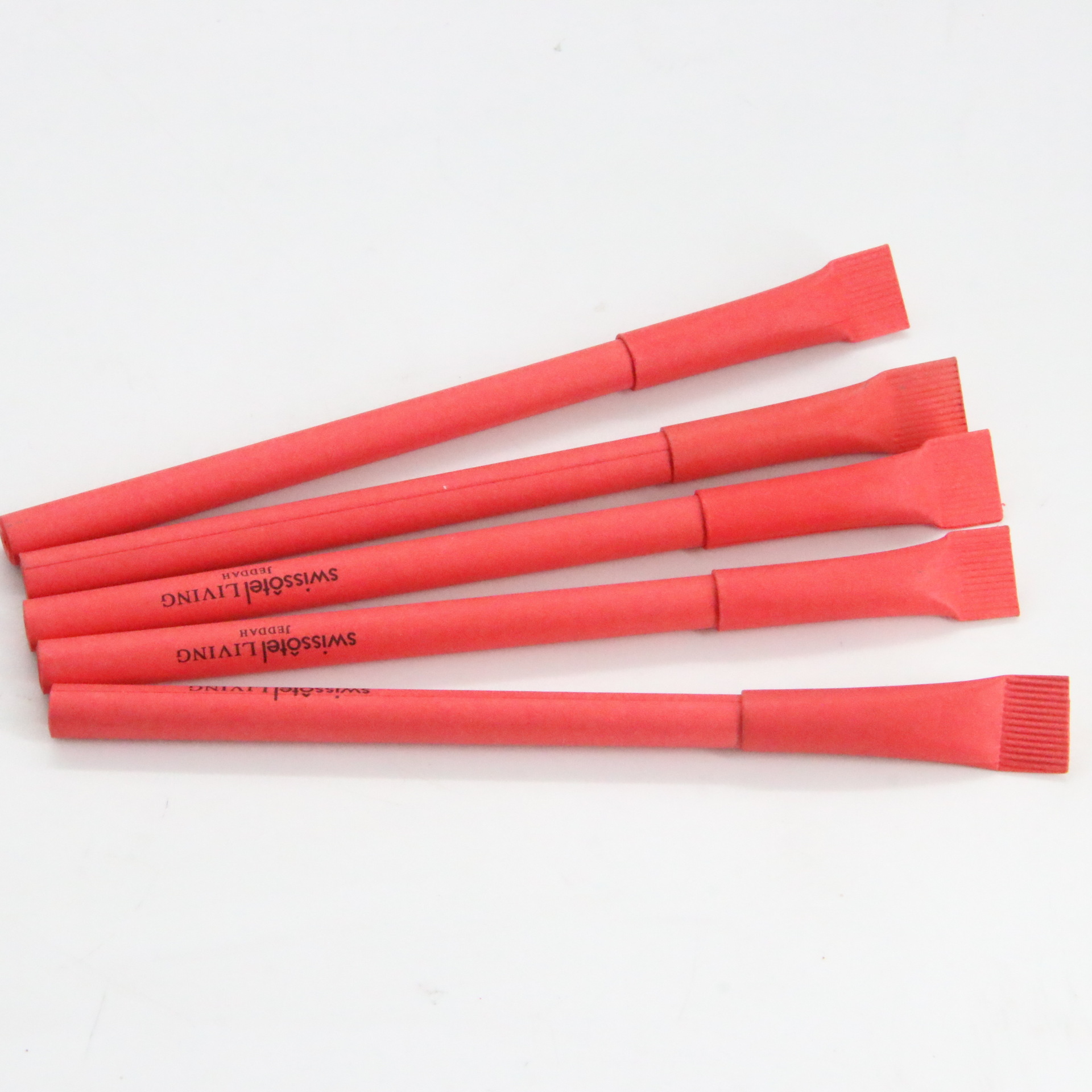 Bolígrafo de tubo de papel bolígrafo de promoción bolígrafo de impresión logotipo publicitario bolígrafo