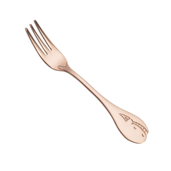 Whale Fork-Rose Gold