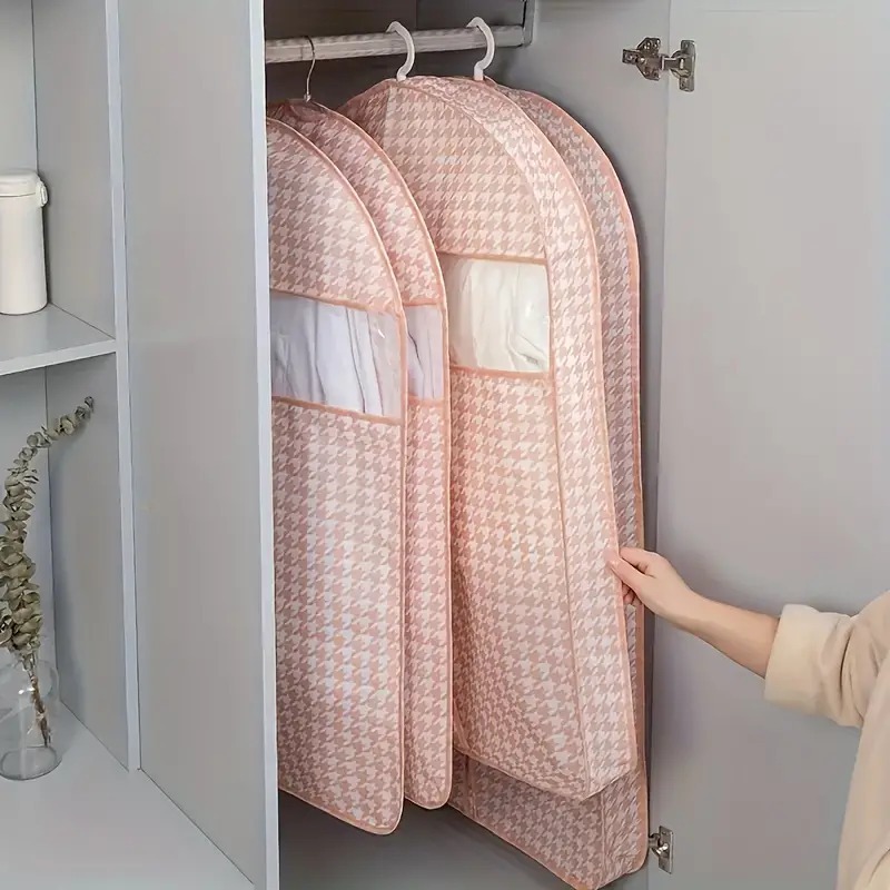 无纺布粉色格子 (4)