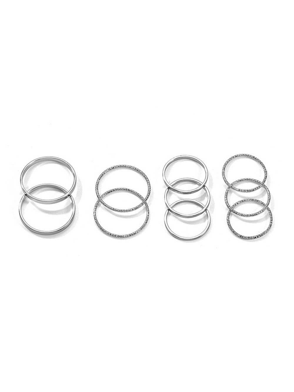 New Simple Twist Ring Set display picture 10