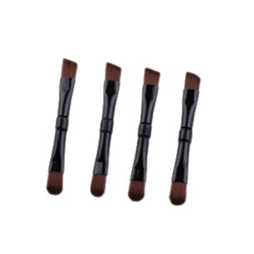 Multifuncional eye shadow stick eye shadow cepillo de doble cabeza mini cepillo de látex de algodón desechable herramienta de maquillaje de belleza