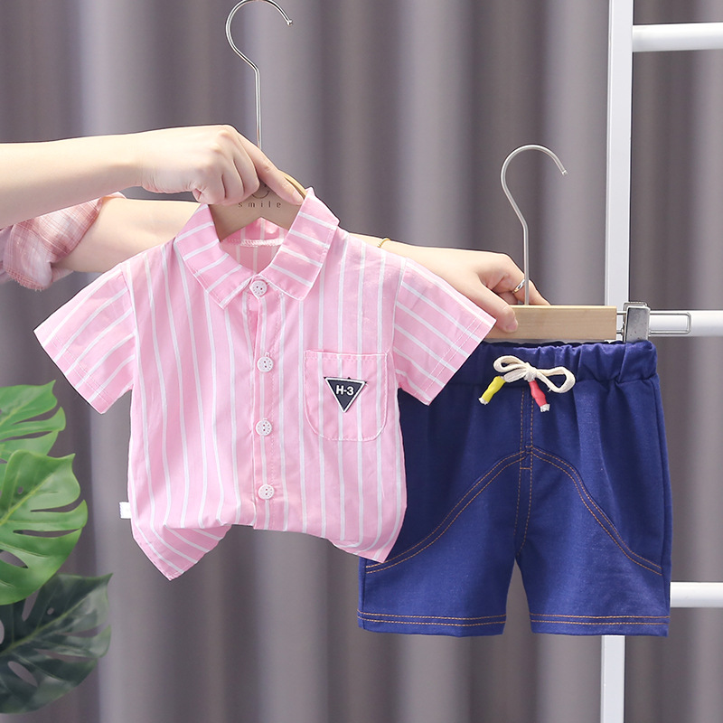 童装男童女童帅气运动短袖韩版夏装套装2022婴幼儿洋气小童潮详情11