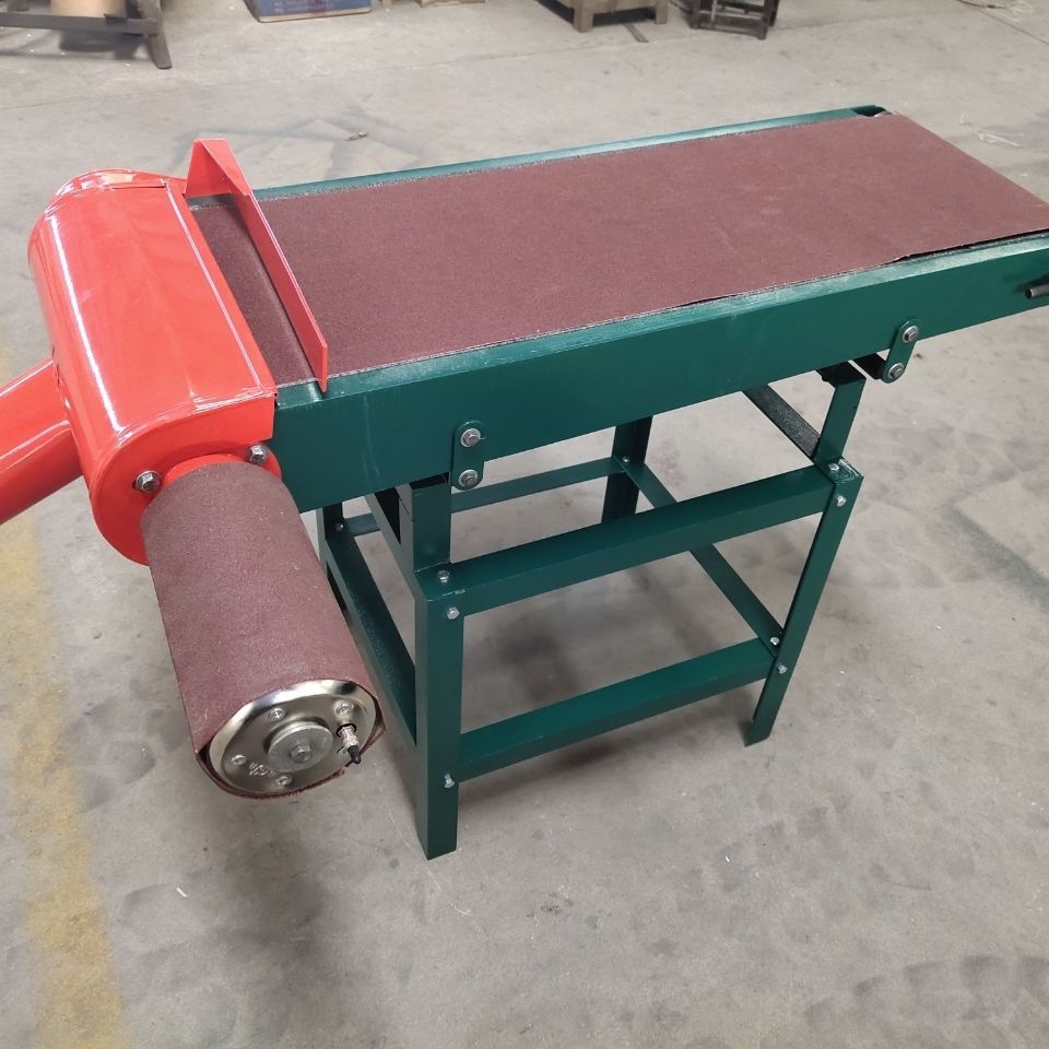 【94%好评率】抛光机崔佳机械木工砂带机卧式沙带机磨砂机平面砂