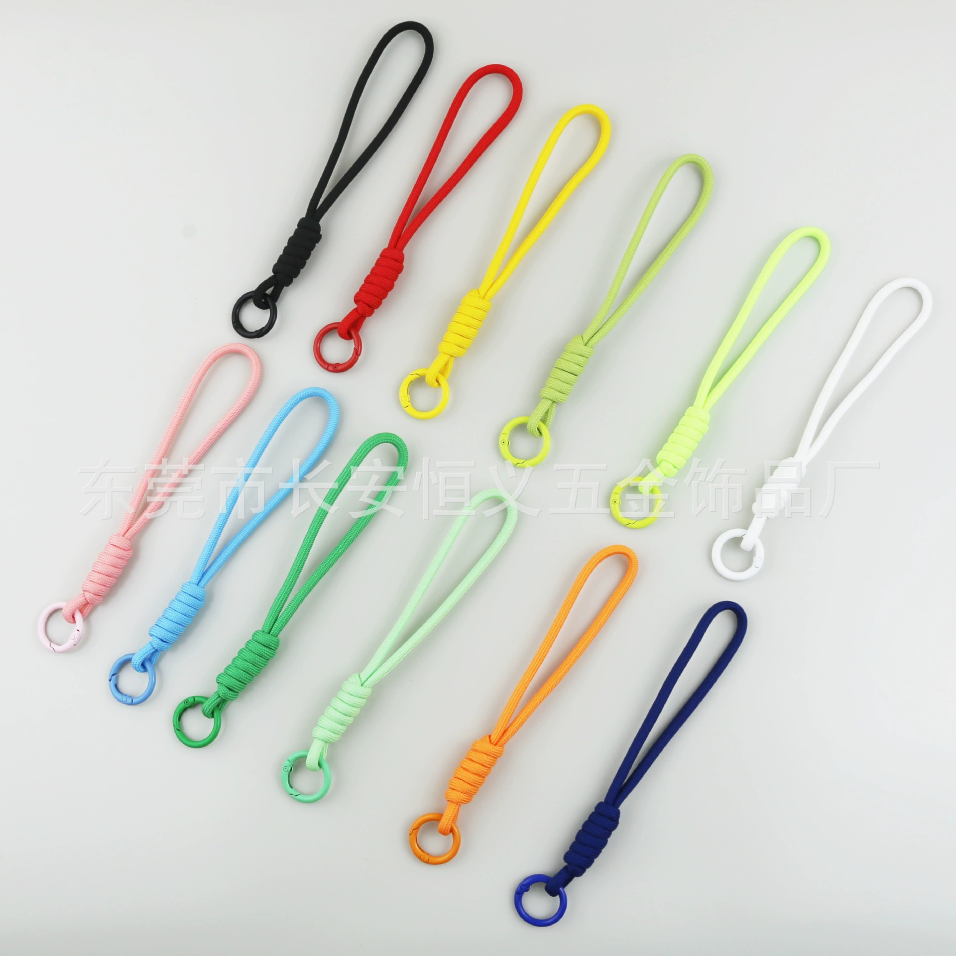 Новый мобильный телефон ремешок короткий анти-потерянный веревка ручной вязки дикий ручной веревки допамин цвет запястья ремешок завод